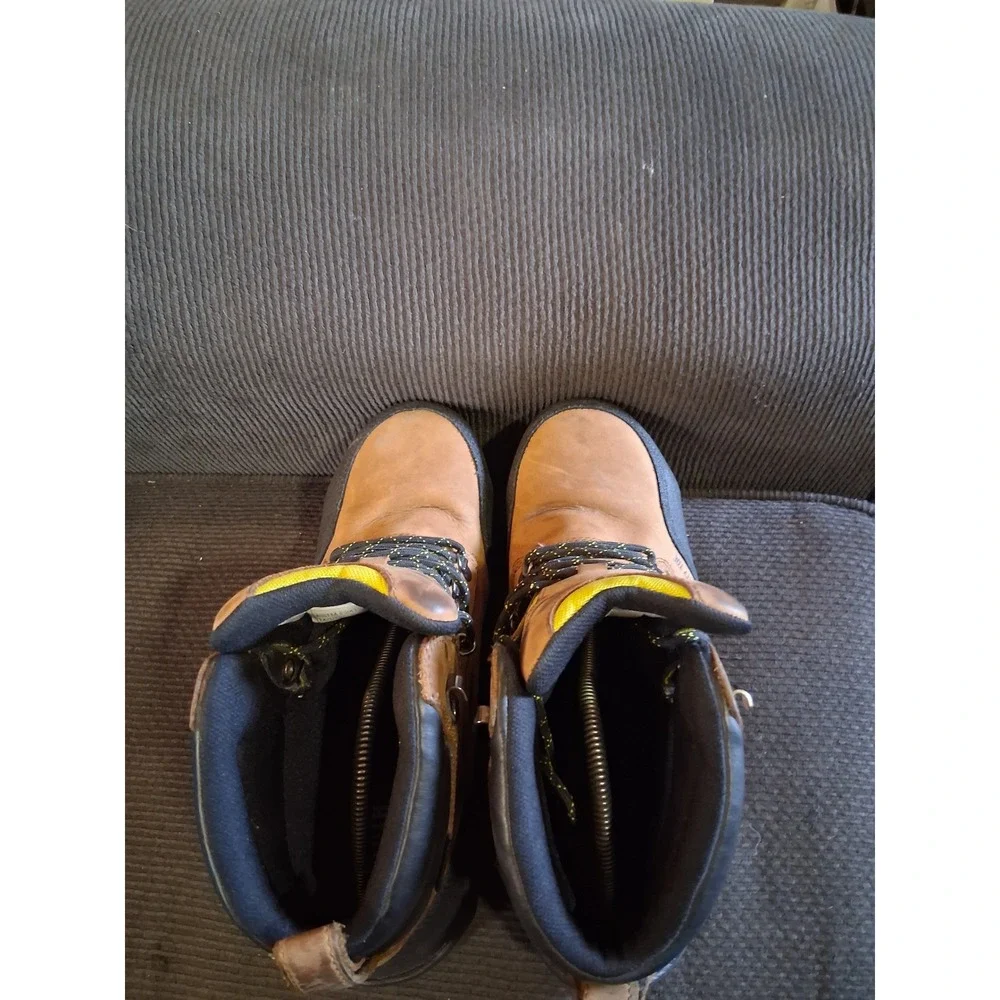 Duluth Trading Co Jackpine Safety Toe Waterproof Work Boots‎ Mens 10.5 Leather